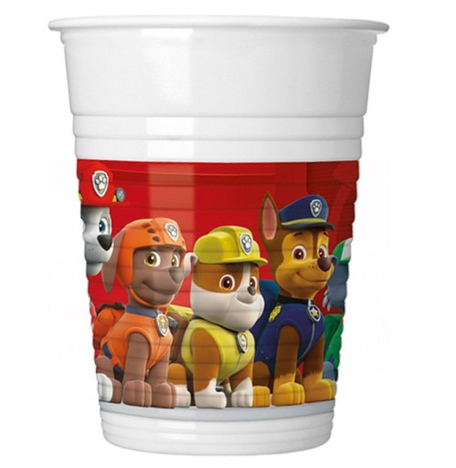 Poháre Paw Patrol Marshall Chase 200 ml x8
