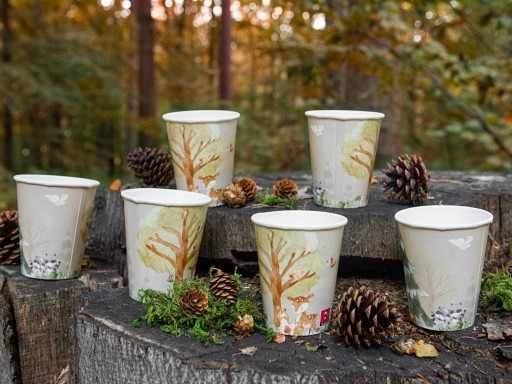 Narodeninové poháre Forest Animals 6 ks 250 ml