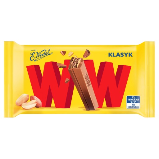WW Oblátky E.Wedel v mliečnej čokoláde - 47 g tyčinka