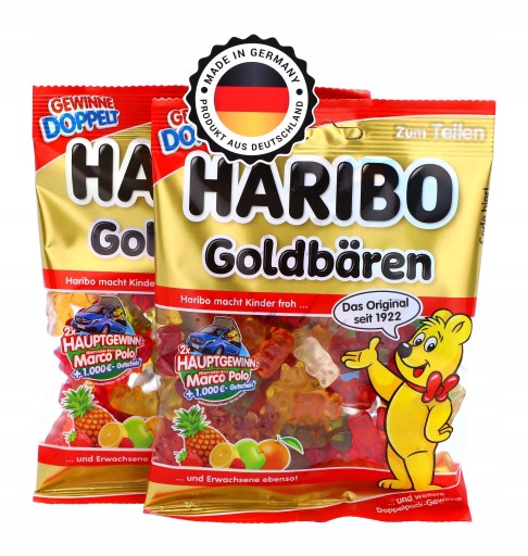 HARIBO Golden Bears ovocné želé 175 g z Nemecka