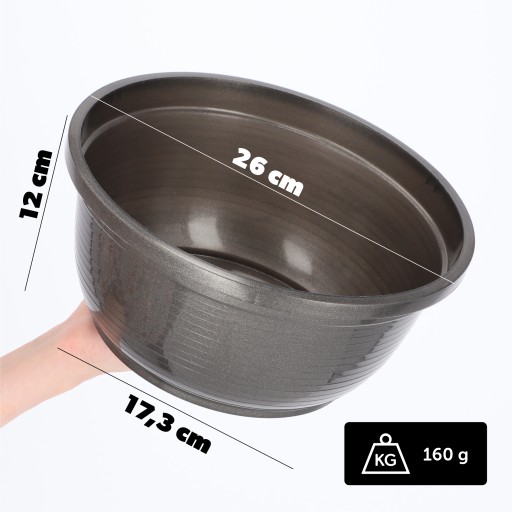 CINTORINOVÝ KVETINÁČ PLASTOVÝ NÁHROBOK CINTORÍNOVÁ MISKA 26cm