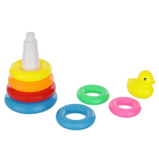 KAČIAČKA PYRAMÍDA S KOLESÁMI KAČICA MONTESSORI