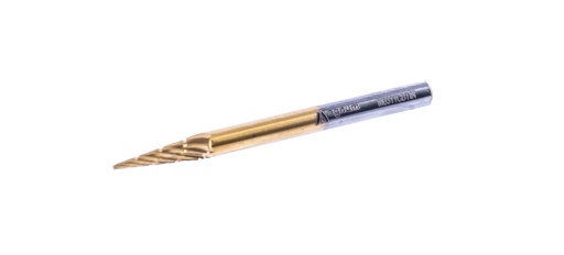 KUŽEĽOVÝ OTOČNÝ PILNÍK NA KOV 3MM M TiN TITÁN