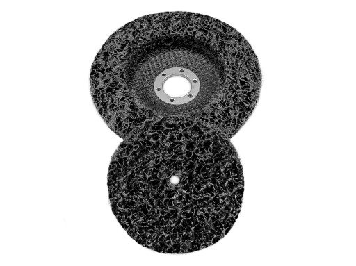 Extra hrubá netkaná textília Włosy Negro 125 x 22,2 mm + 75 mm