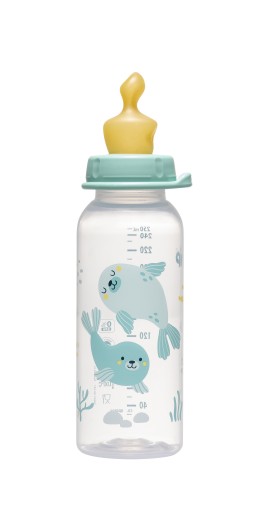 cumlík Štandardná fľaša 250 ml, chlapec, 6m+, M latexový cumlík