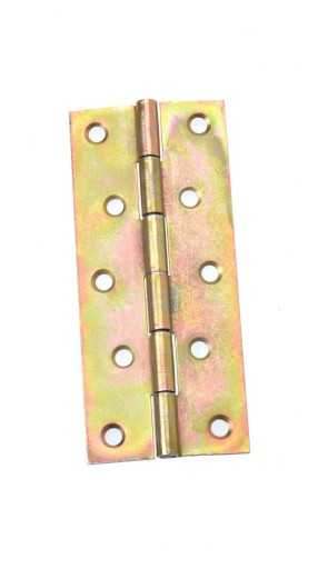Pletený pánt 100 x 44 mm, pozinkovaný zlato, 10 ks