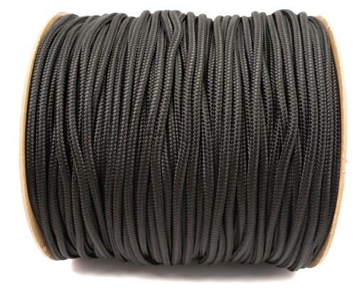 POLYPROPYLÉNOVÉ LANO Splietané lano čierne Silné 8mm 10M