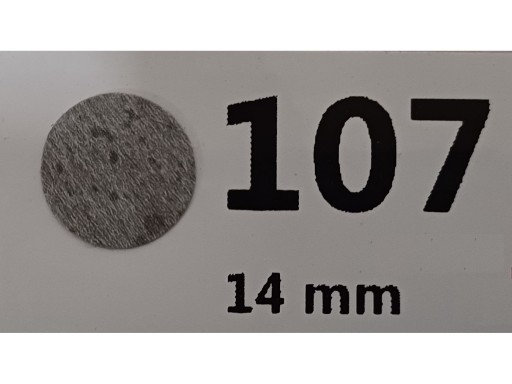 Samolepiaca čiapočka priemer 14/107 (hárok = 25 ks) B