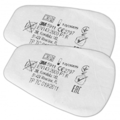 3M prachové filtre 5911 P1R 1 pár - 2 kusy
