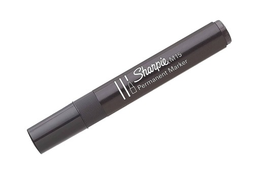 Čierny permanentný značkovač Sharpie M15