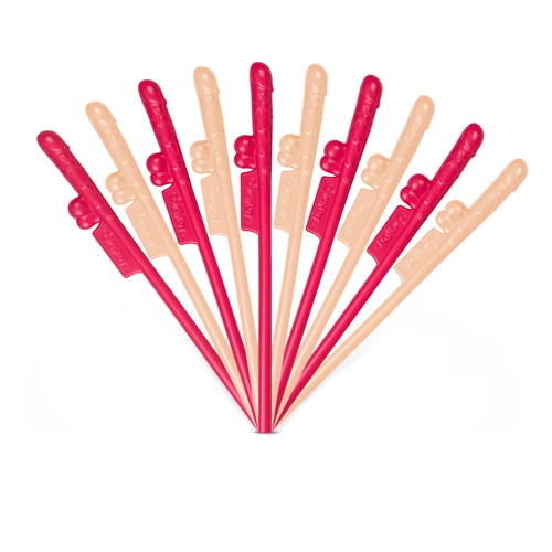 Slamky Penisy na nápoje Gadget Easy Toys Slamky