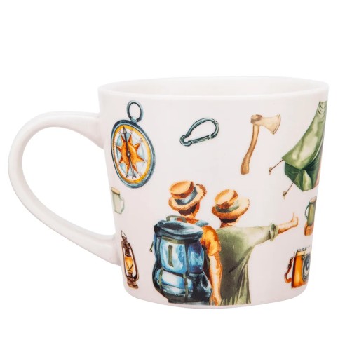 Darček pre cestovateľa Porcelánový hrnček Altom Design na kávu a čaj, 400 ml