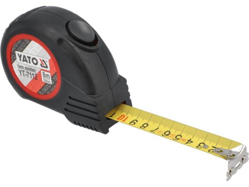 YATO MERACIE MERANIE MERANIE VALCOVANE 8M / 25MM