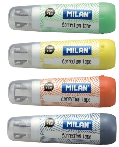 Mini korektor v 6 m páske Milan