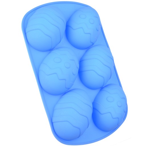 SILIKÓNOVÁ FORMAČKA VEĽKÉ VAJCIA 9CM NA ČOKOLÁDOVÉ VAJCIA S PREKVAPENÍM