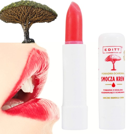 Hydratačný, ochranný, dračia krv EDITT LIPSTICK