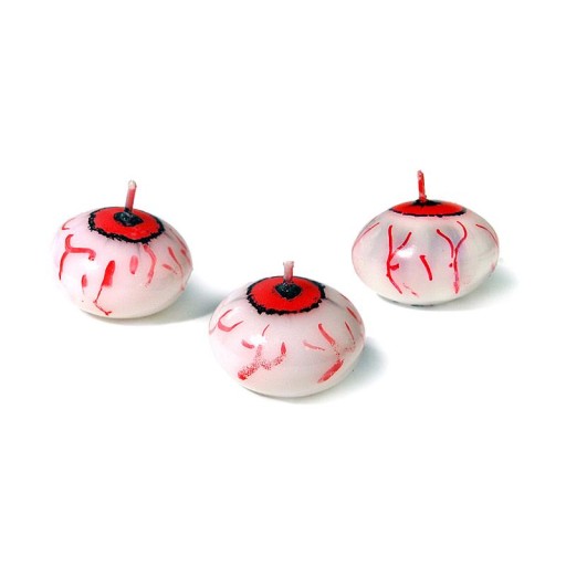 Sviečka plávajúca Oko Halloweenska sviečka 4 cm 1 ks