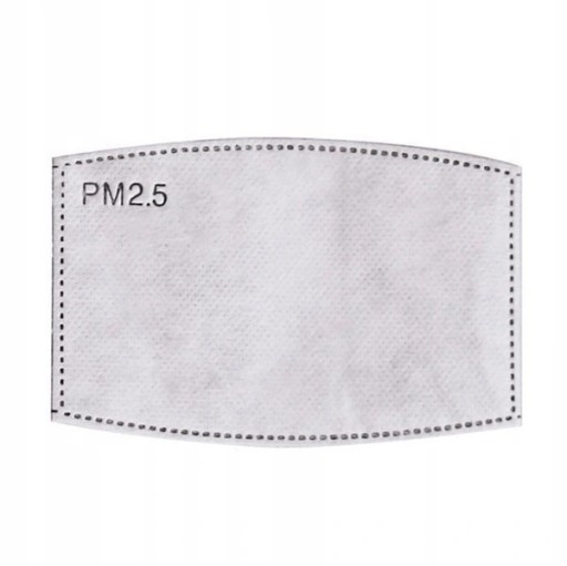 PM 2,5 PELOVÝ FILTER PRE OCHRANNÚ MASKU S UHLÍKOM 5 VRST.