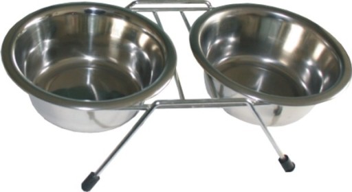 Dve misky na stojane pre psa 2 x 0,95L = 1,9L MISKA
