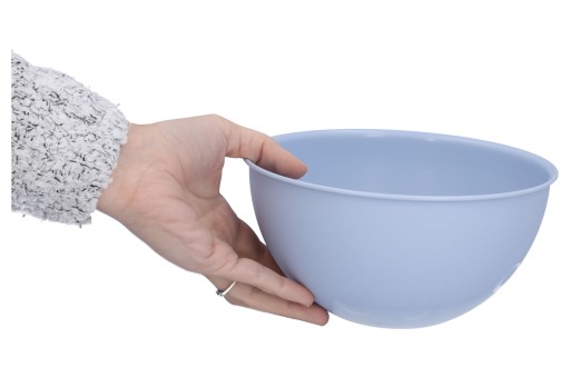 Miska na šalát, ovocie, chuťovky, kuchynská, modrá, 1,5L, plastové misky