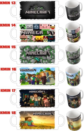MINECRAFT hrnček PRE DIEŤA, RÔZNE DIZAJNY DARČEK