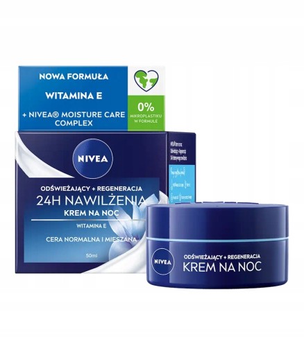 NIVEA 24H hydratačný nočný krém