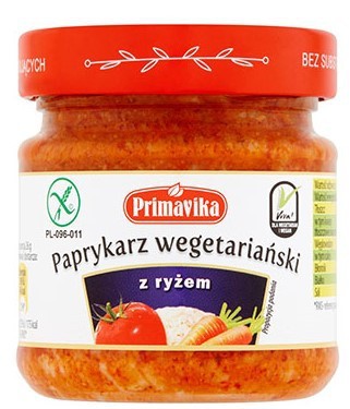 VEGETARIÁNSKE PAPRICE S BEZLEPKOVOU RYŽOU 160g