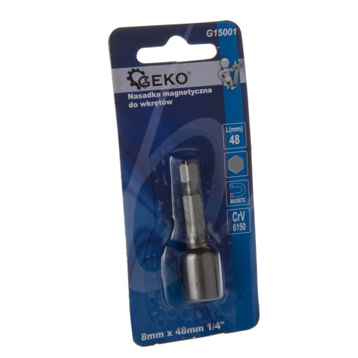 Magnetická objímka pre skrutky M8, dĺžka 48 mm