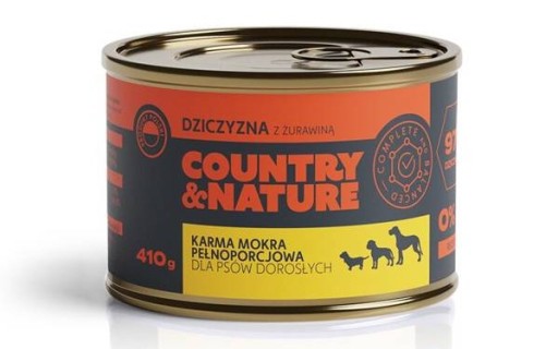Dr PC Zverina bez obilnín s brusnicami 410g - COUNTRY&NATURE