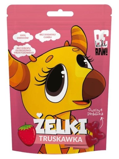Purella zdravé jahodové gumičky bez cukru pre deti 35g