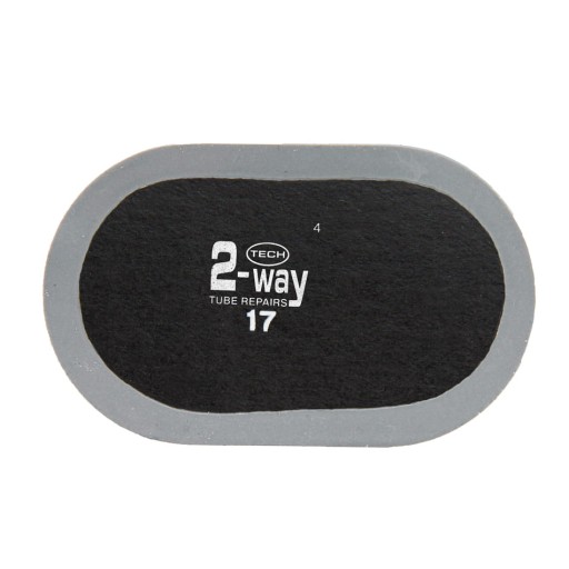 Záplaty na duše oválne 2-cestné T-17BK 65x40mm TECH 10ks