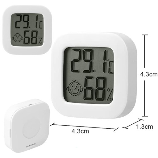 DIGITÁLNY TEPLOMER HYGROMETER PRIESTOROVÁ METEOSTANICA SNÍMAČ POČASIA
