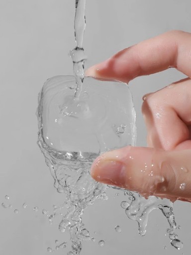 NÁRAZNÍK KĽÚČKY DVERÍ, SAMOLEPIACI NA STENY, TRANSPARENTNÝ, 4*4cm, 6ks