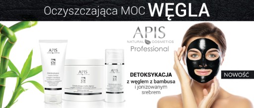 APIS DETOX Maska na riasy s bambusovým uhlím 20g