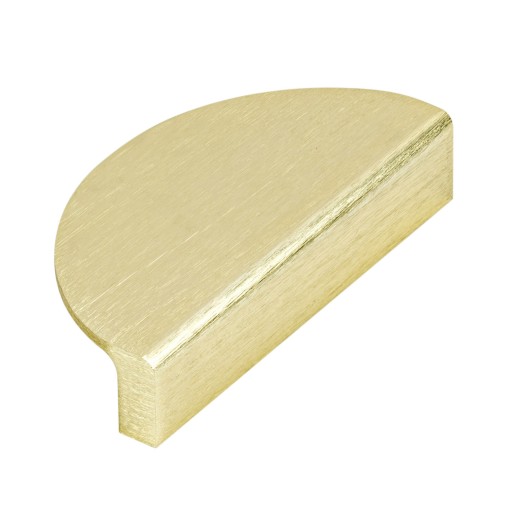 NÁBYTKOVÁ ÚCHYTKA ZLATÝ MESIAC POLkruhový 64 MM