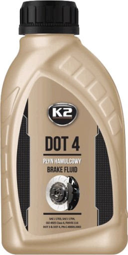 K2 DOT-4 Brzdová kvapalina triedy DOT4 500g T104