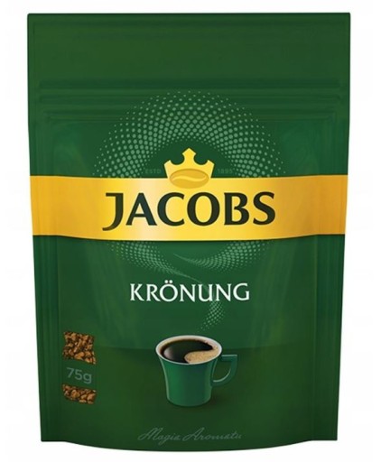 Jacobs Kronung vrecúško instantnej kávy 75 g