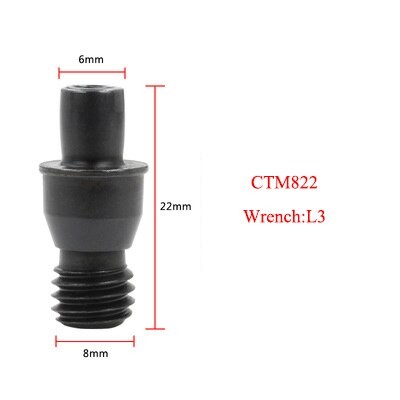 Montážny čap CNC sústružníckeho noža CTM8*22 M8x22 mm