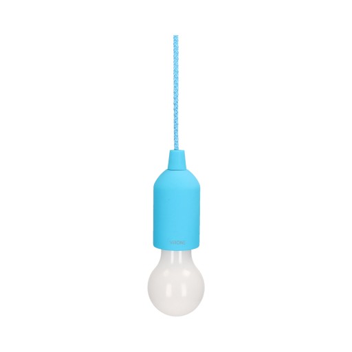 Nočná lampa na batérie na šnúrke, 1W LED tyrkysová