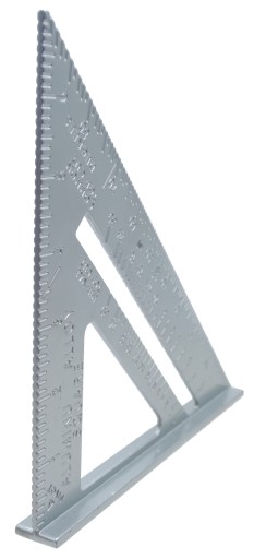 ANGLE univerzálne tesárske strešné pravítko 185mm x 260mm s pätkou