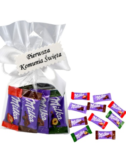 Darček DARČEK Prvé sväté prijímanie NAPS Milka 10 ks ĎAKUJEME za hostí