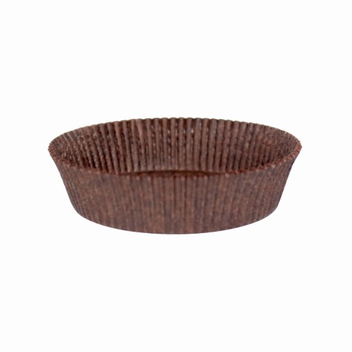 Hnedé košíčky na muffiny 7x2,5 cm x 100