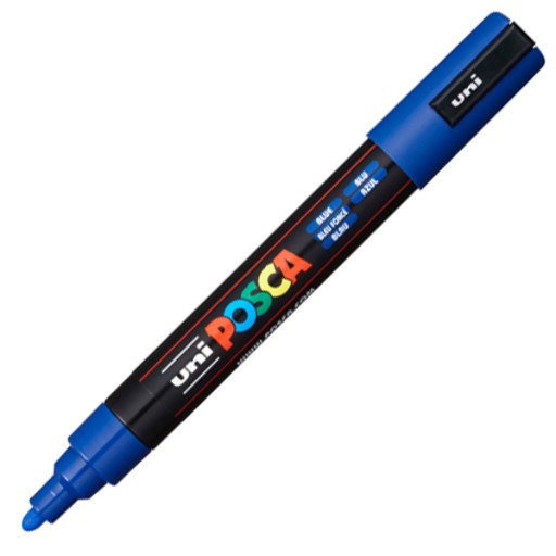Popisovač UNI POSCA PC-5M modrý (33)