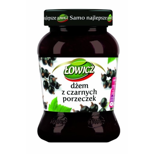 ŁOWICZ Džem z čiernych ríbezlí N/S 450G..