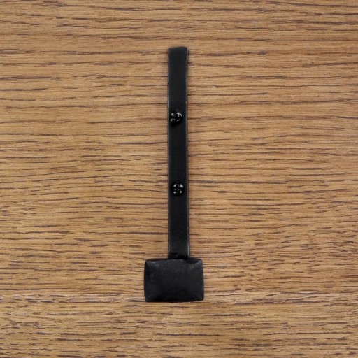 Nábytkový vešiak Háčik na šaty 100mm ČIERNY NAIL