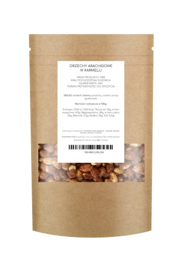 ARAŠIDY V AROMATICKOM KARAMELI 1KG PI-ORIEŠKOV