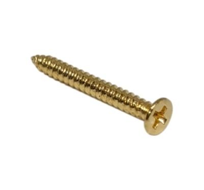 Kužeľová skrutka 2,2 x 19 mm Zlatá, zlatá