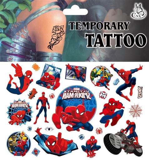 UMÝVAJÚCE TETOVANIE PRE DETI SPIDERMAN CG082
