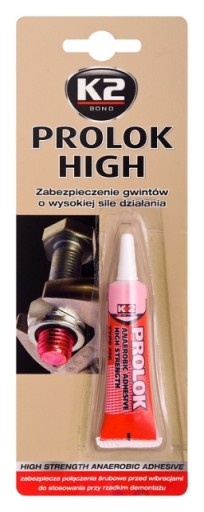 K2 PROLOK VYSOKO PEVNÉ SKRUTKOVÉ LEPIDLO 6 ML B151N