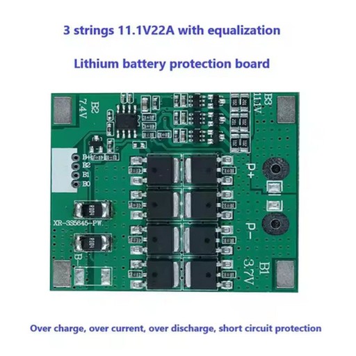 NABÍJACÍ MODUL BATÉRIE 3S 12A OCP 25A VYVAŽOVAČKA